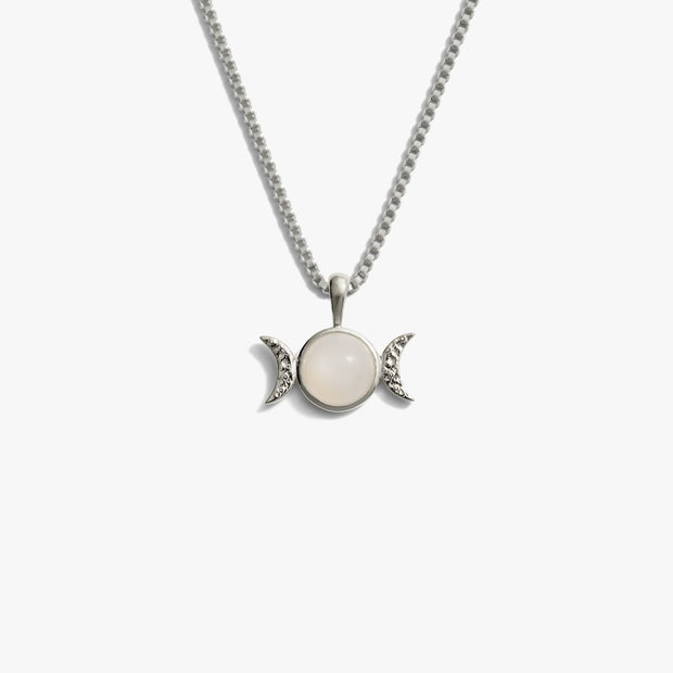 Mini Triple Moon Necklace