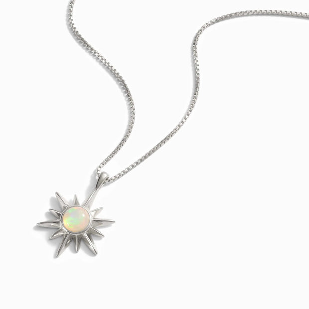 Opal Sun Necklace