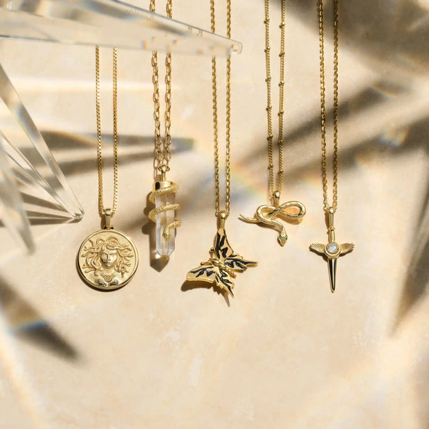 Crystal Snake Necklace