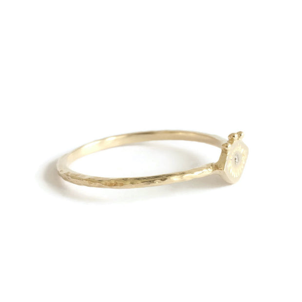 Tiny Eye Ring -R114YG, R114RG