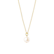 Small Pearl Pendant Necklace