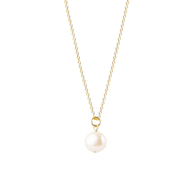 Small Pearl Pendant Necklace