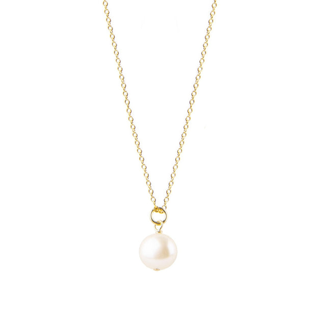 Small Pearl Pendant Necklace