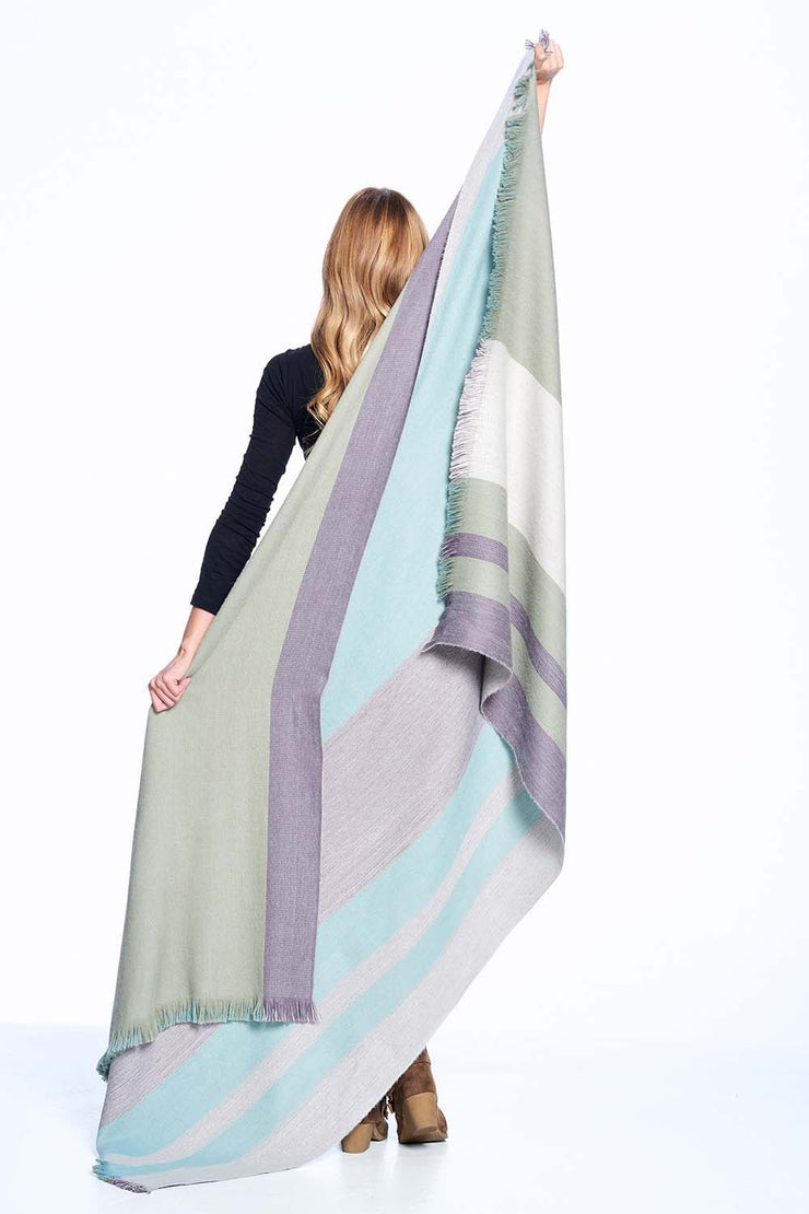 Best Alpaca Throw Blanket Reversible  - Ether