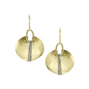 Wire-Wrapped Oval Earring