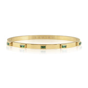 Emerald Baguette Stackable