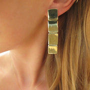 Four Square Post Earrings