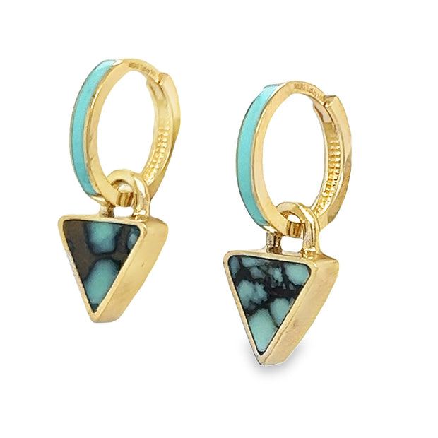 Angel Wing Turquoise Giza Earrings