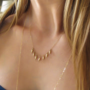 Gold Grain Necklace