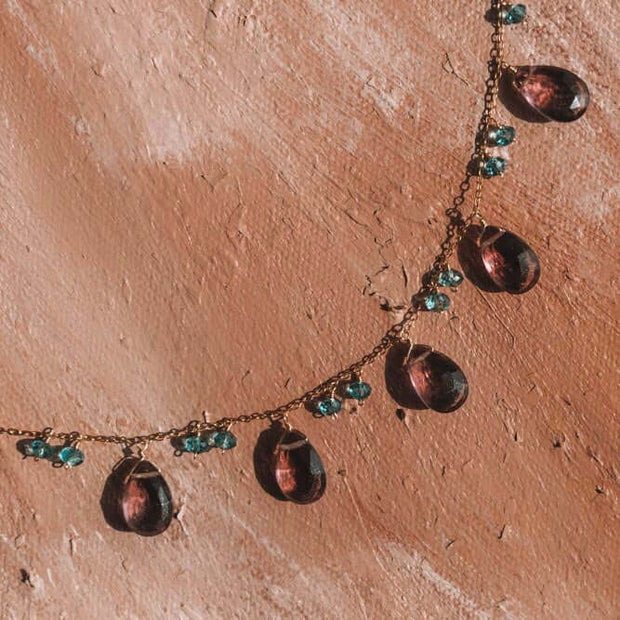Rhodolite Garnet Sparkler Necklace