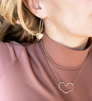 Heart Valentine’s Day necklace