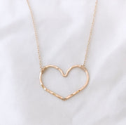 Heart Valentine’s Day necklace