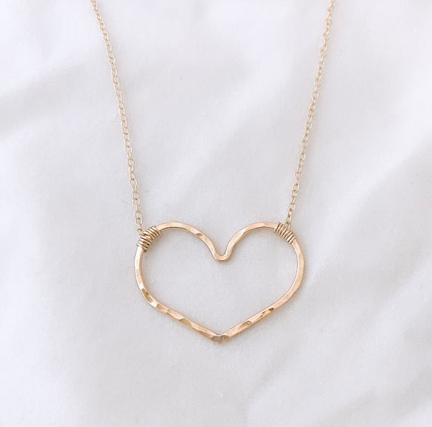 Heart Valentine’s Day necklace