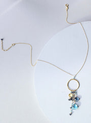 The Ammil Necklace - Iolite & Aquamarine