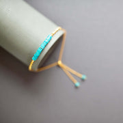 Turquoise Adjustable Stacking Bracelet