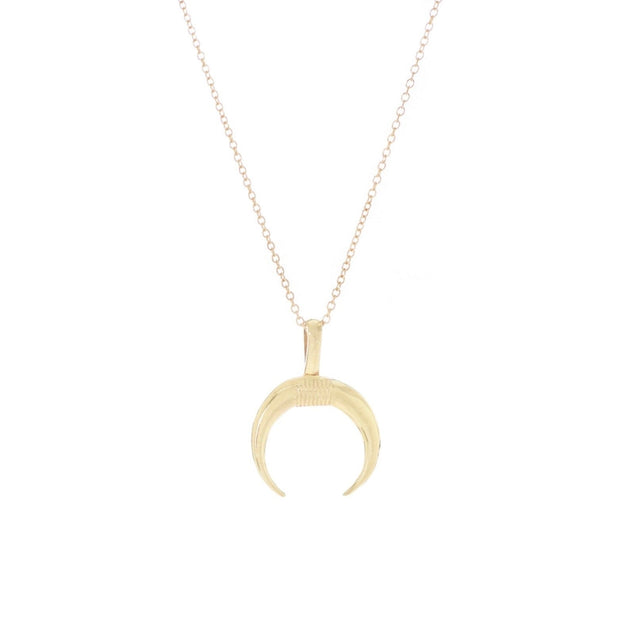 Double Horn Necklace