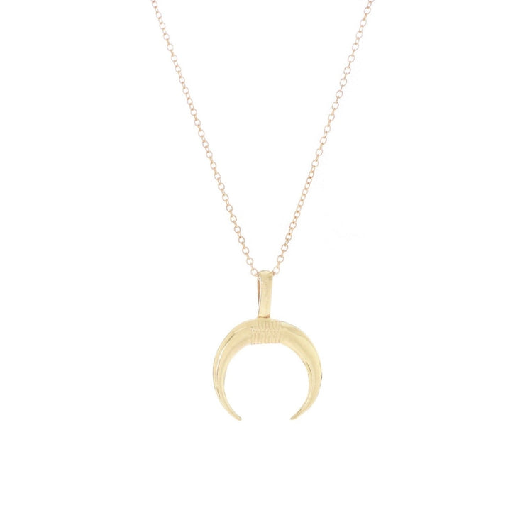Double Horn Necklace