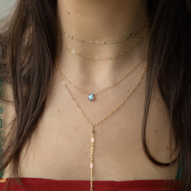 Labradorite Short Gemstone Necklace