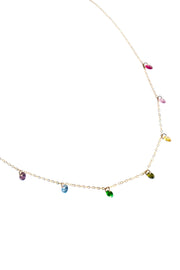 Lilian — Rainbow Zircon Necklace