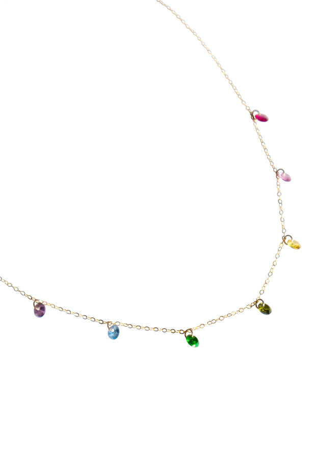 Lilian — Rainbow Zircon Necklace