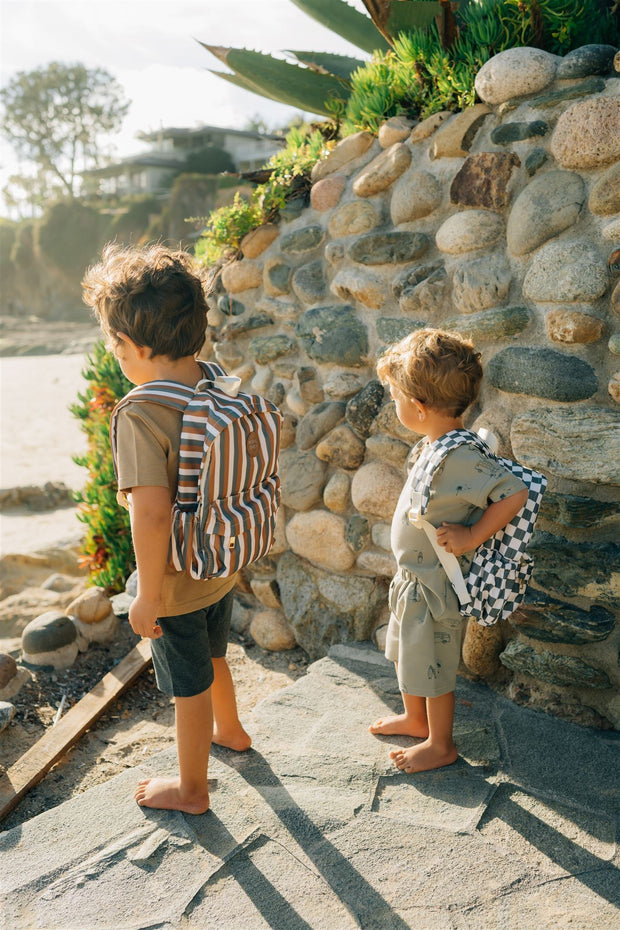 Sunset Stripes Mini Backpack