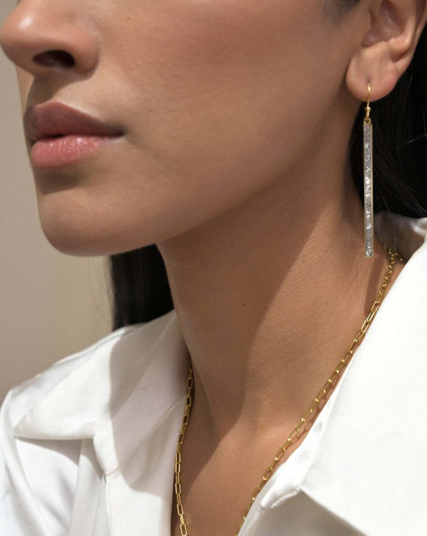 Miladi Large Gold Vermeil Earrings