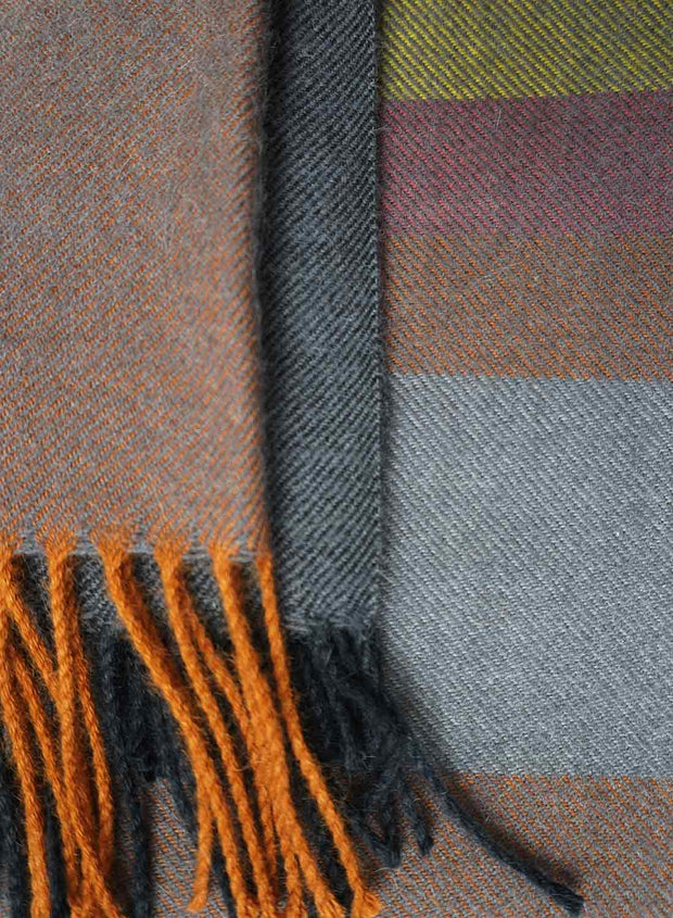 100% Baby Alpaca Throw - Copper Mine