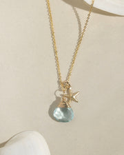 Gemstone Starfish Necklace