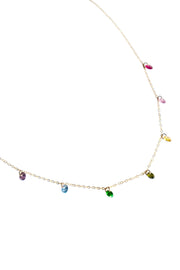 Lilian — Rainbow Zircon Necklace