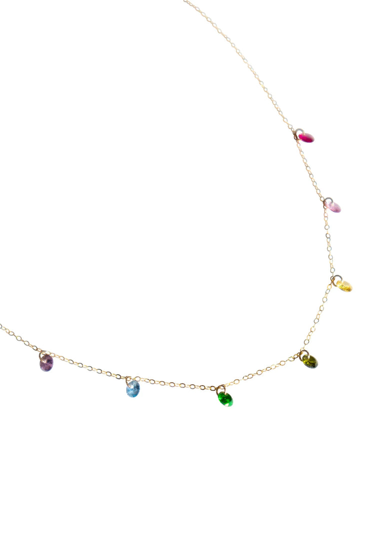 Lilian — Rainbow Zircon Necklace