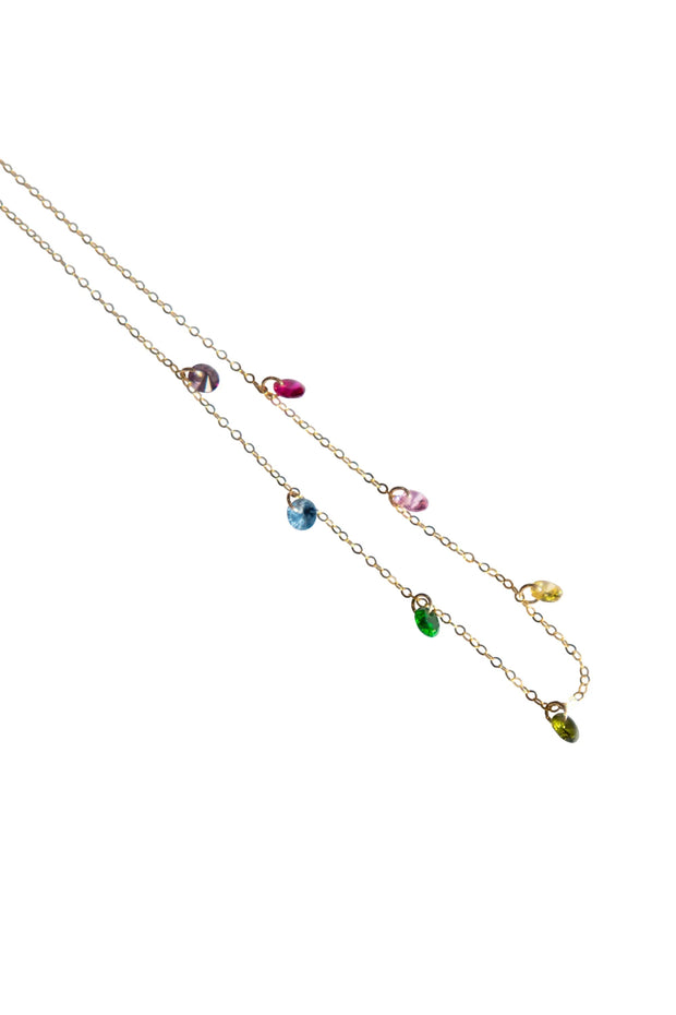 Lilian — Rainbow Zircon Necklace