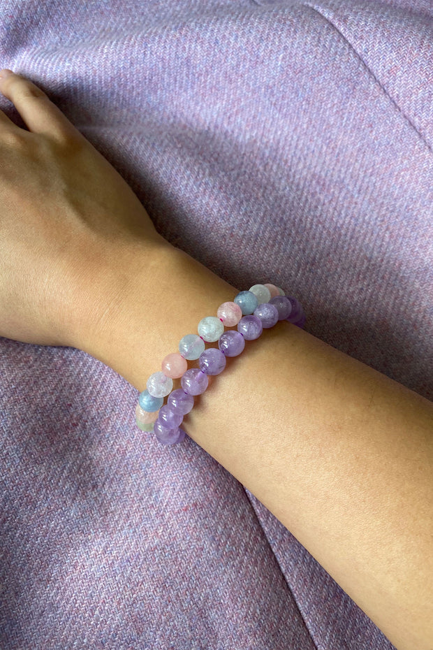 Billie — Beaded jade stone bracelet