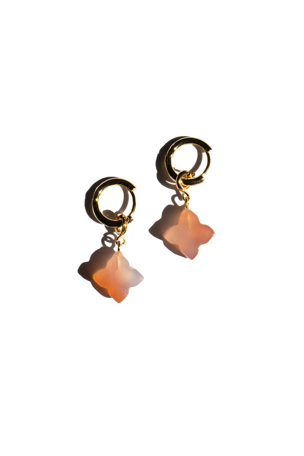 Bonbon — Jade stone charm earrings