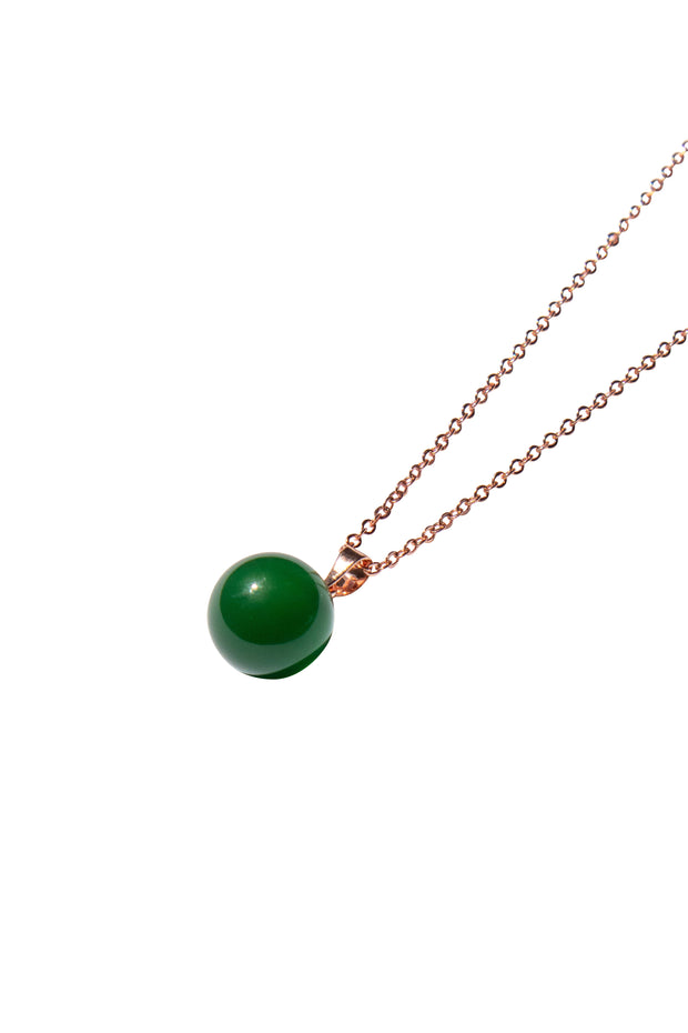Greene — Green Jade Pendant Necklace
