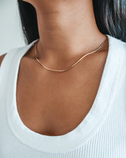 Silky Gold Omega Chain