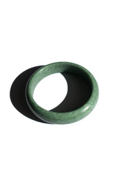 Tennis — Opaque green jade stone bangle