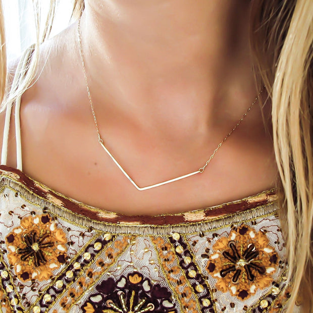 XL Wide V Necklace