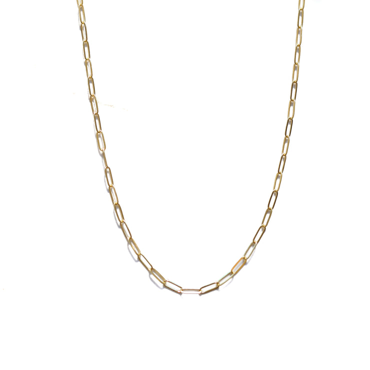 The Sophie Necklace- Elongated Gold Chain