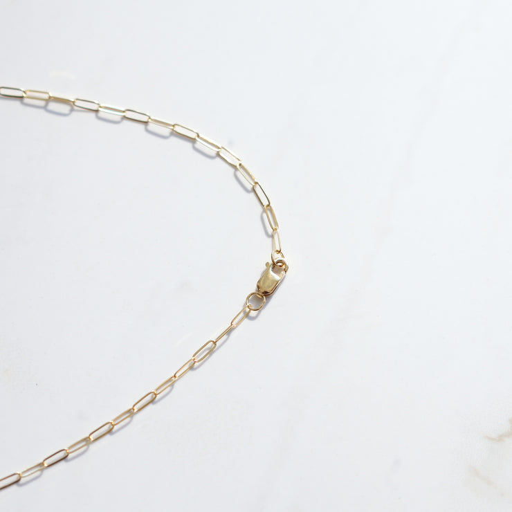 The Sophie Necklace- Elongated Gold Chain