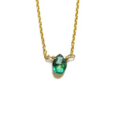 Emerald Little Gemstone Necklace