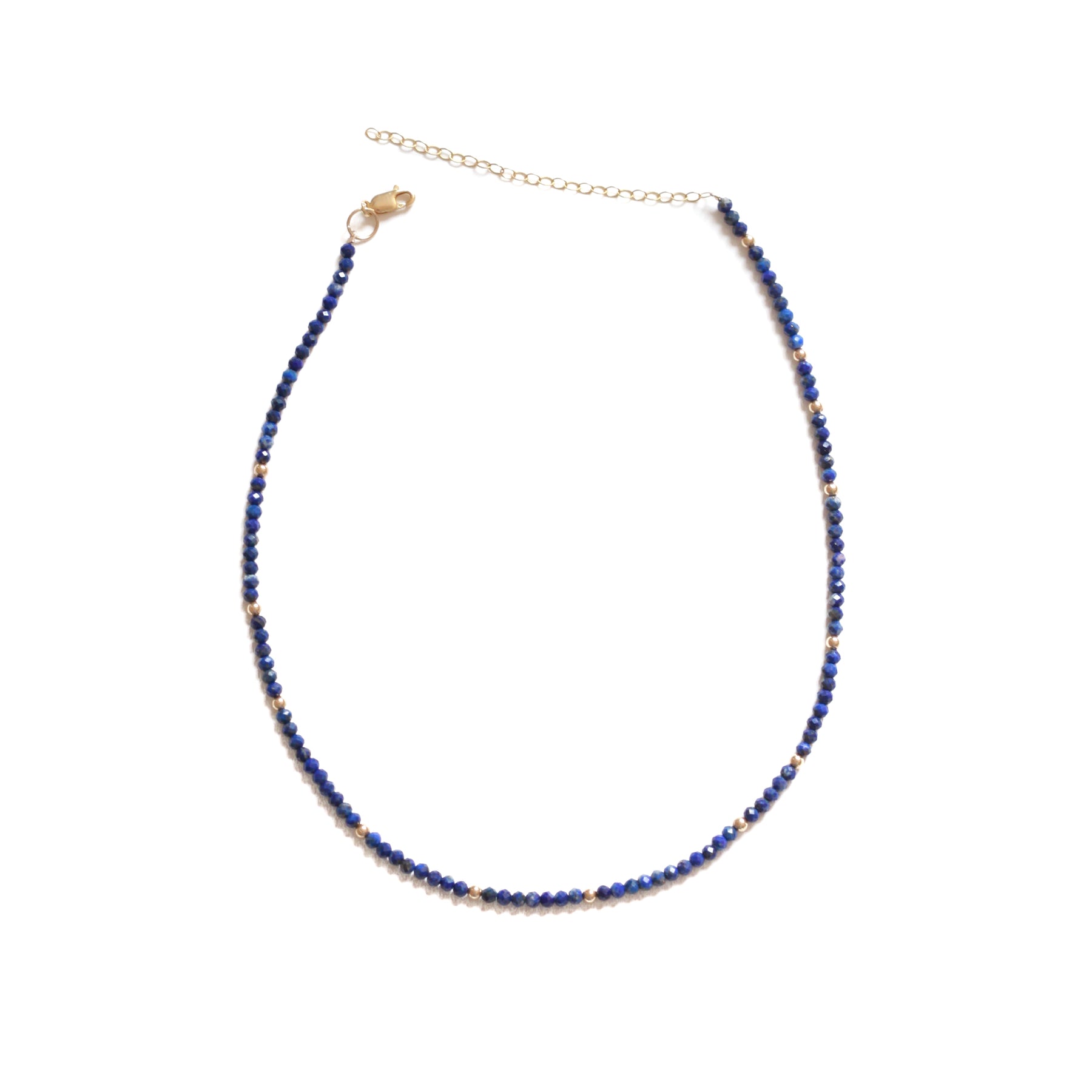 Rose Quartz and Gold Beaded Gemstone Paz Necklace – Julia Szendrei Jewelry